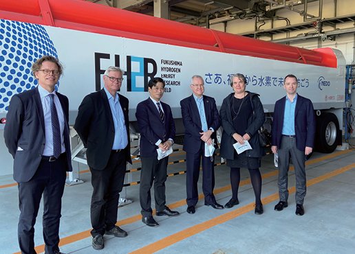 北欧5カ国の駐日大使が視察(2020年11月17日)の写真