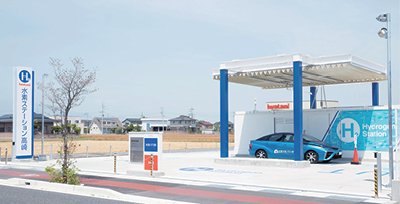 水素ステーションの写真