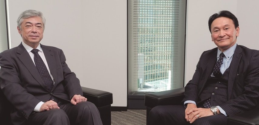 各務氏と久木田理事の写真