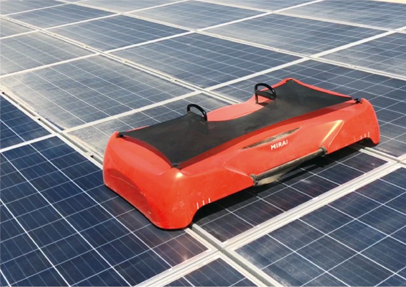 ソーラーパネル清掃ロボット