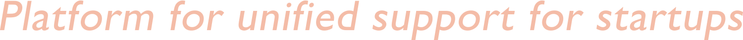 Platform for unified support for startups