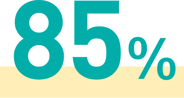 85%